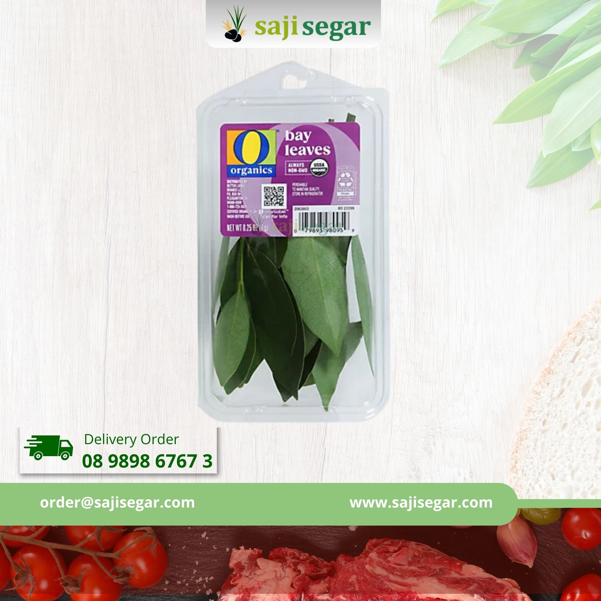 Daun Salam | Bay Leaf | Bay Leaves - 100gram